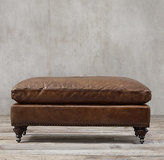 Thumbnail for your product : Carlton Leather Club Ottoman
