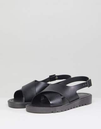 ASOS Design FREQUENT Jelly Flat Sandals