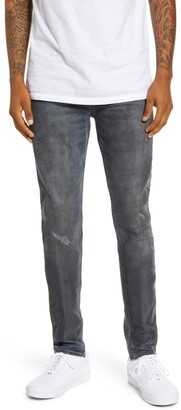 Hudson Axl Distressed Skinny Jeans