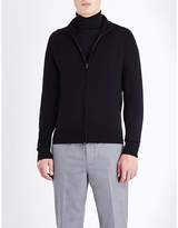 Thumbnail for your product : John Smedley Zipped merino-wool cardigan