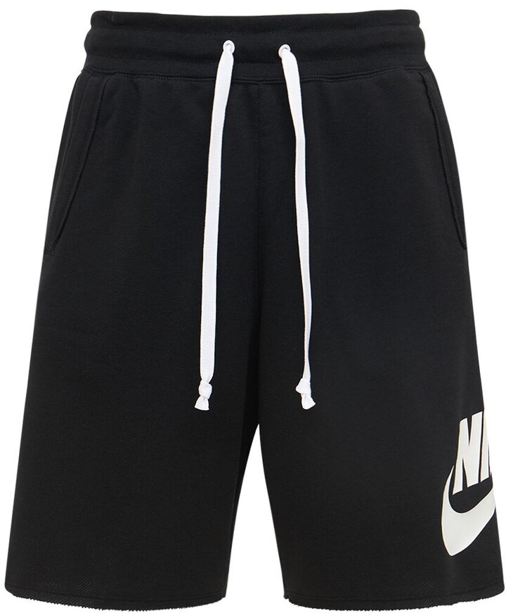 nike alumni grey shorts