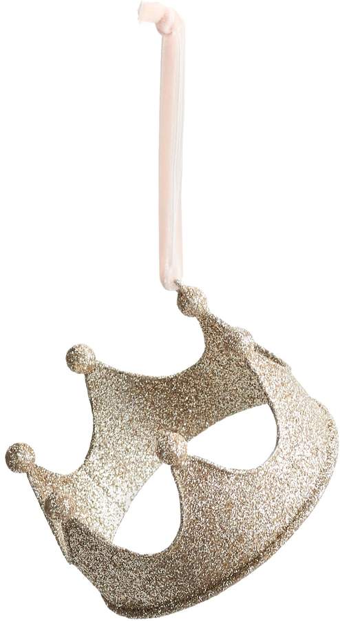 Lc Lauren Conrad LC Lauren Conrad Glitter Metal Crown Ornament