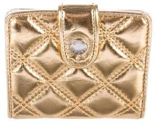 Marc Jacobs Metallic Leather Compact Wallet