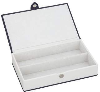 Reed & Barton Pyramid Bracelet and Necklace Box, 2 Compartments, Size 9-3/4 b...