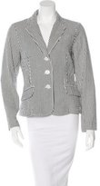 Thumbnail for your product : Sandro Striped Woven Blazer
