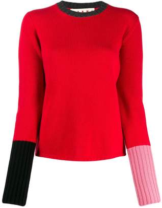 Marni colour block jumper