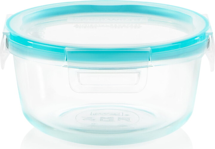 Snapware Total Solution Glass Food Storage with Lid, 4 Cups, A Practical Choice for Dry Goods and Bulk Ingredients