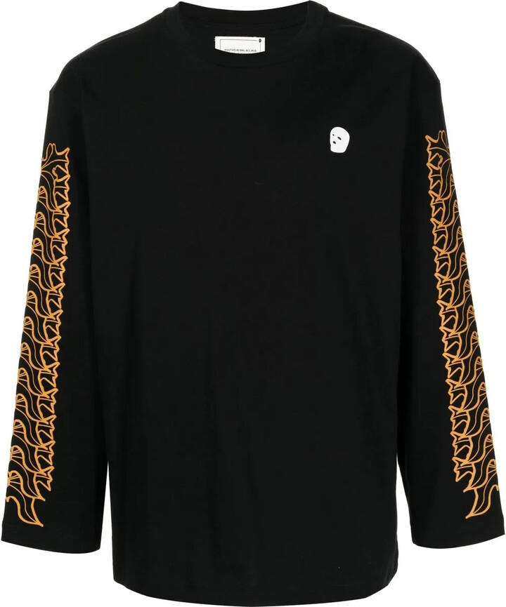 Youths in Balaclava graphic-print long-sleeved T-shirt