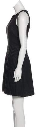 Cushnie Sleeveless A-Line Dress Black Sleeveless A-Line Dress