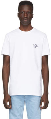 A.P.C. White Raymond T-Shirt
