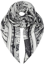 Thumbnail for your product : McQ Manga-print scarf