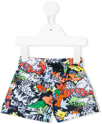 Kenzo Kids printed swim shorts
