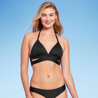 Kona Sol Women's Faux Wrap Halter Bikini Top - Kona ol™ - ShopStyle Two  Piece Swimsuits