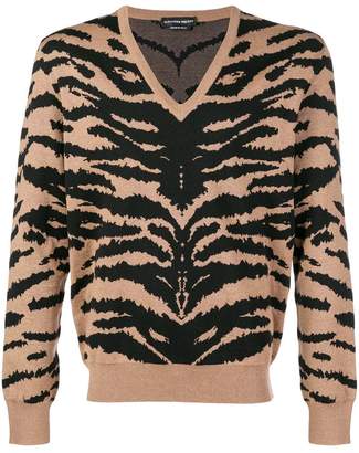 Alexander McQueen animal print jumper
