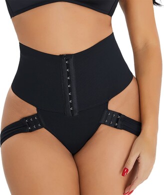 bslingerie Women Shapewear Waist Slimmer Butt Lifter Control Panties (S,  Black) at  Women's Clothing store