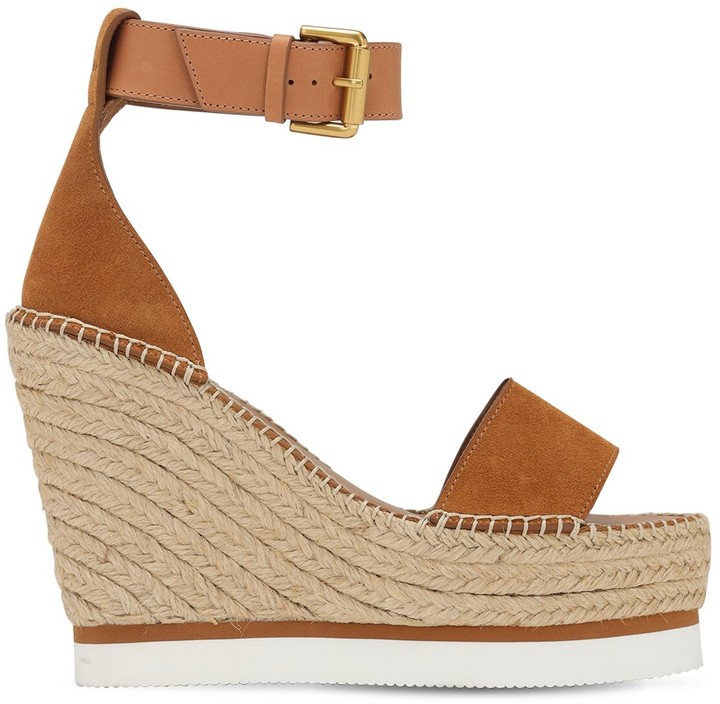 tan suede wedge sandals
