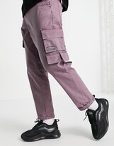Thumbnail for your product : ASOS DESIGN ASOS Unrvlld Spply skater fit trousers with cargo pockets