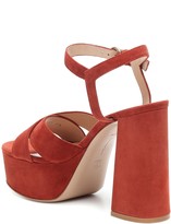 Thumbnail for your product : Gianvito Rossi Bebe suede platform sandals
