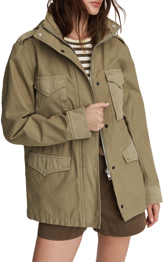 Women's field jacket with hood Clearance