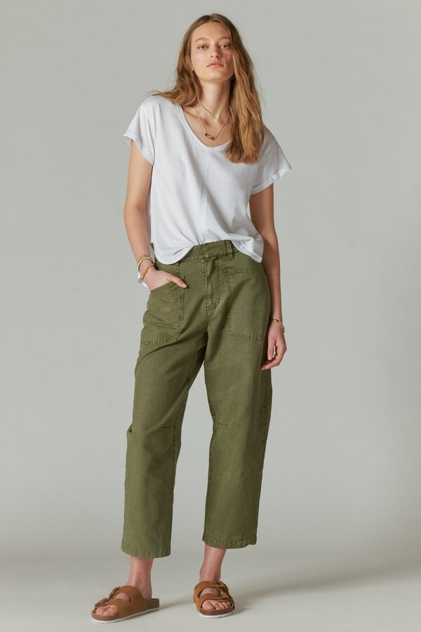 Lucky Brand Utility Wide Leg Pant - ShopStyle