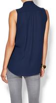 Thumbnail for your product : Collective Concepts Sleeveless Scarf Front Top