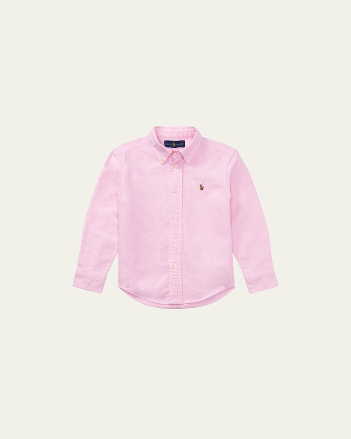 Ralph Lauren Kids Boy's Oxford Sport Shirt, Size 2-7