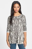Thumbnail for your product : Nic+Zoe Print Cable Knit Tunic Top