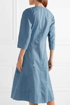 Thumbnail for your product : Apiece Apart Fernwood Cotton-chambray Midi Dress - Blue