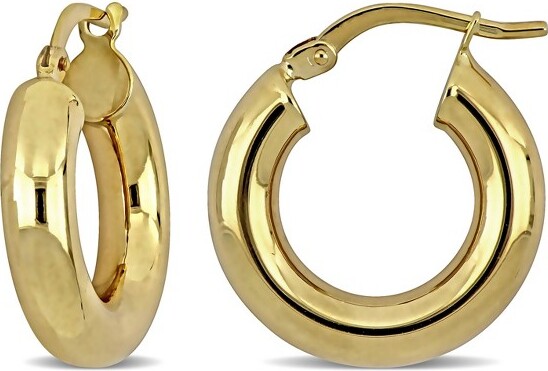 Everly Jewelry EVERLYJEWELRY|10kYellowGoldHoopEarrings