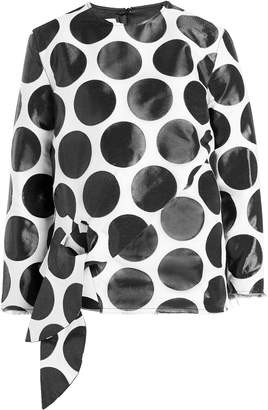 Marques Almeida Printed Top with Wool