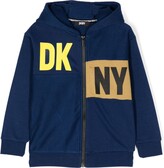 Thumbnail for your product : DKNY Loog-Print Zip-Up Hoodie