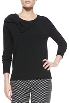 Thumbnail for your product : Kate Spade Slouchy Raglan Sweater With Side Bow Detail