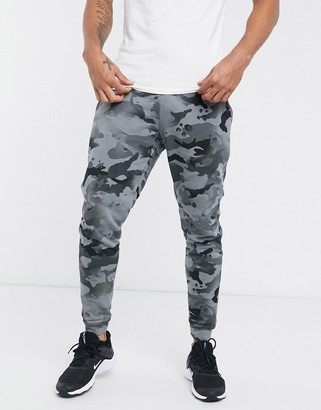 Nike Training dry cargo camo trackies in grey - ShopStyle Activewear  Trousers