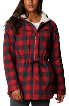 columbia buffalo plaid vest