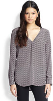 Thumbnail for your product : Joie Daryn Printed Silk Blouse