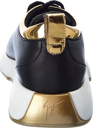 Giuseppe Zanotti Omnia Leather Sneaker - ShopStyle Trainers \u0026 Athletic Shoes