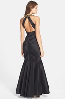 Thumbnail for your product : Xscape Evenings Embellished Taffeta Mermaid Gown