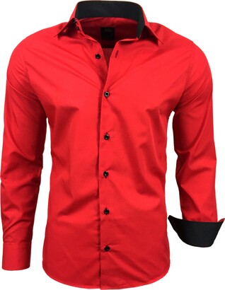 Mens valentines button down shirt Clearance