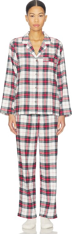 Eberjey Flannel Long Pj Set