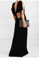 Thumbnail for your product : Gareth Pugh Open-back Velvet Gown - Black