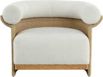 Bayou Breeze Upholstered Armchair - Cream