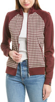 Thumbnail for your product : Rag & Bone Mari Houndstooth Track Jacket