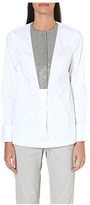 Thumbnail for your product : Brunello Cucinelli Embellished-panel shirt