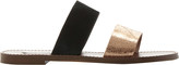 Thumbnail for your product : Steve Madden Malta suede and leather slip-on sandals