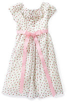 Thumbnail for your product : Laura Ashley 2T-6X Ruffle Neck Print Dress