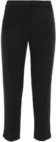 Thumbnail for your product : Ann Demeulemeester Cropped Twill Slim-leg Pants