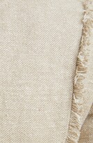 Thumbnail for your product : Balmain Fringe Detail Linen & Silk Dress