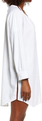 Chelsea28 Oversize Linen Blend Cover-Up Shirt