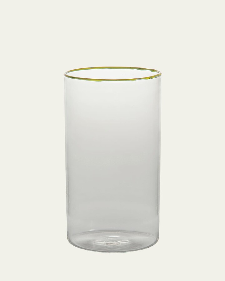 Tuttoattaccato Lemon Yellow Highball Glass, 15.2 oz.