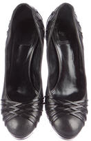 Thumbnail for your product : Christian Dior Leather Platform Pumps